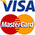 we accept visa and mastercard